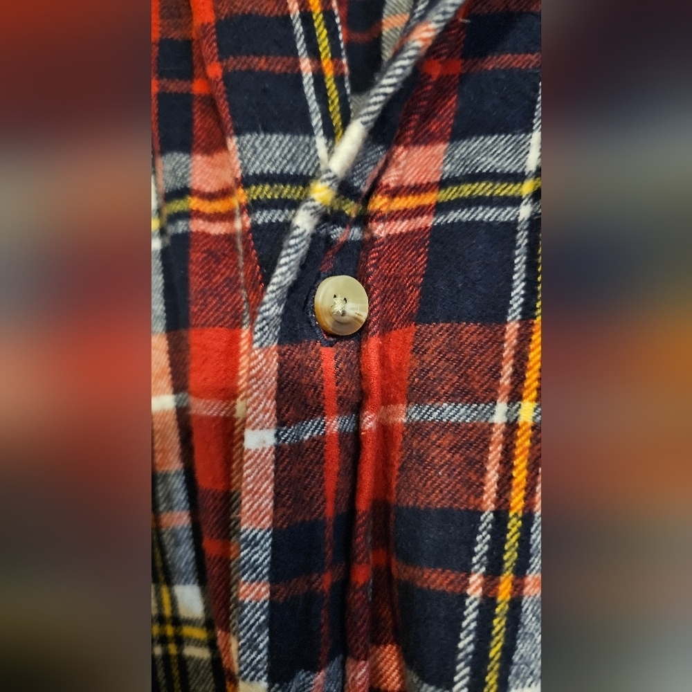 Heritage Red Plaid Men's Shirt 2X - Picture 3 of 4